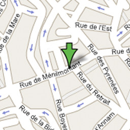 plan d'accès à CEMAFORRE Paris